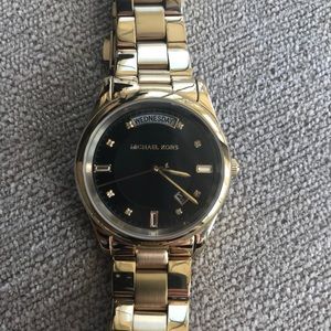 MICHAEL KORS Colette Black Dial Watch MK6070